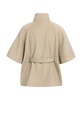 Veste poncho à col côtelé et ceinture assortie - YAYA - Pure Cashmere Grey Melange (9)
