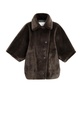 Veste oversize réversible en fausse fourrure - YAYA - Delicioso Brown (2)