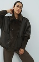 Veste oversize réversible en fausse fourrure - YAYA - Delicioso Brown (4)