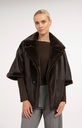 Veste oversize réversible en fausse fourrure - YAYA - Delicioso Brown (7)