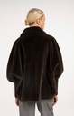 Veste oversize réversible en fausse fourrure - YAYA - Delicioso Brown (8)