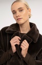 Veste oversize réversible en fausse fourrure - YAYA - Delicioso Brown (9)