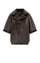 Veste oversize réversible en fausse fourrure - YAYA - Delicioso Brown (16)