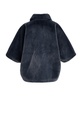 Veste oversize réversible en fausse fourrure - YAYA - Dark Anthracite (12)