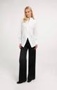 Chemise évasée à col montant - YAYA - Pure White (7)