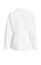 Chemise évasée à col montant - YAYA - Pure White (9)