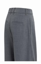 Pantalon coupe ballon à pinces - YAYA - Medium Grey Melange (7)