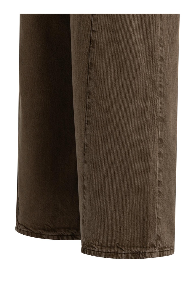 Jean taille haute à coupe large (L34) - YAYA - Cocoa Brown (4)