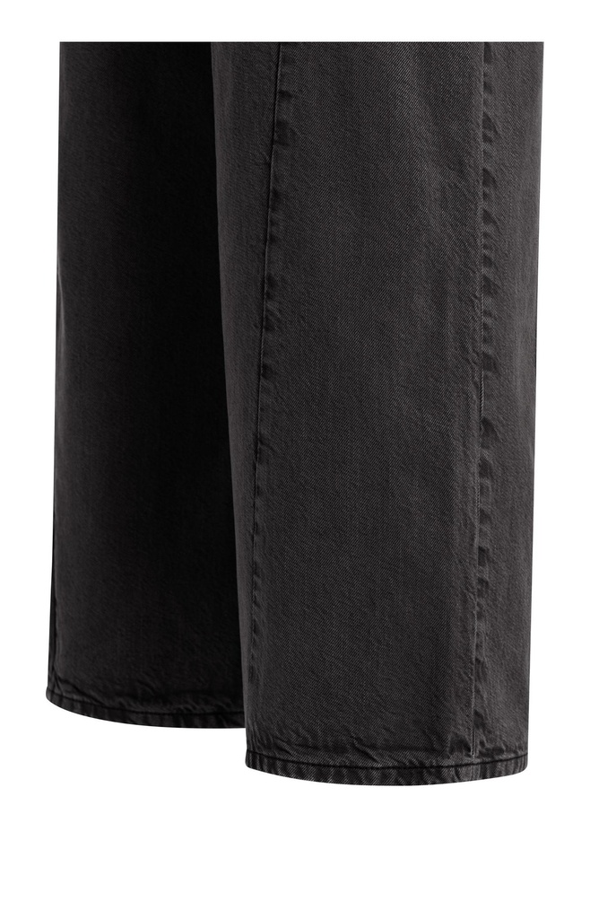 Jean taille haute à coupe large (L34) - YAYA - Black Denim (4)