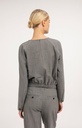 Haut manches longues à coupe blousante - YAYA - Medium Grey Melange (4)