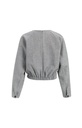 Haut manches longues à coupe blousante - YAYA - Medium Grey Melange (11)