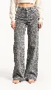 Jeans dad fit extra long imprimé léopard - Gris (vue 2)