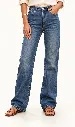 Jeans droit loose extra long - Bleu (vue 3)