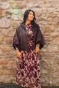 Jacket en simili - Prune (vue 8)