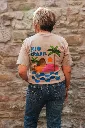 T-shirts en coton imprimé - Taupe (vue 3)
