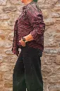 Chemise en coton imprimée col lavallière- Scalogno (vue 2)