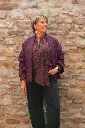 Chemise en coton imprimée col lavallière- Scalogno (vue 5)
