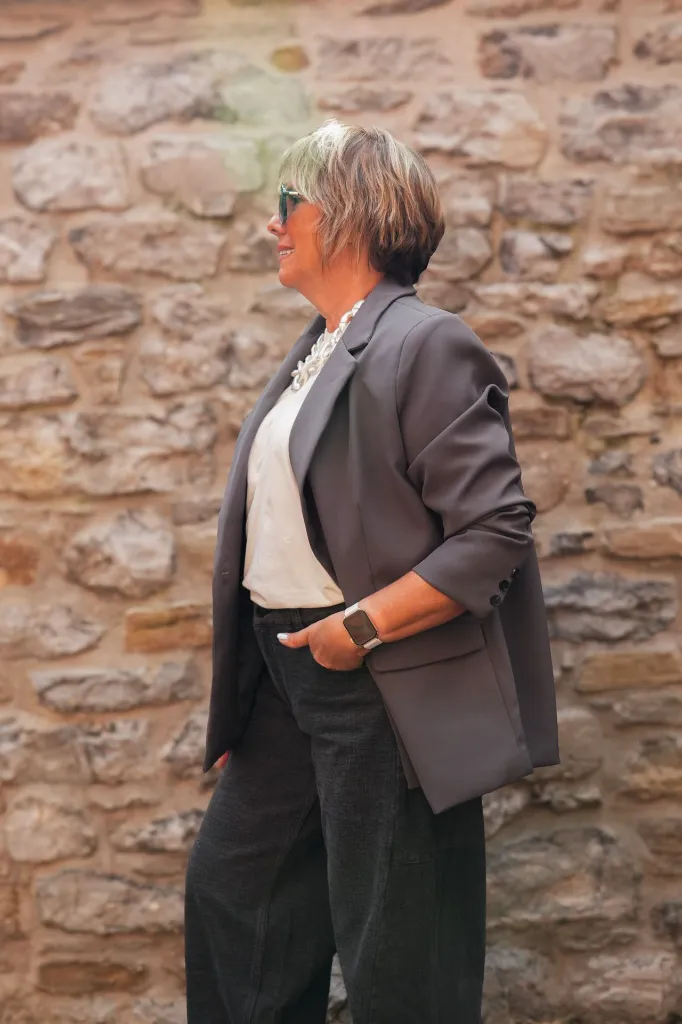 Blazer sam oversize - Gris (vue 9)