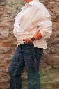 Chemise portefeuille à nouer - Blanc (vue 7)