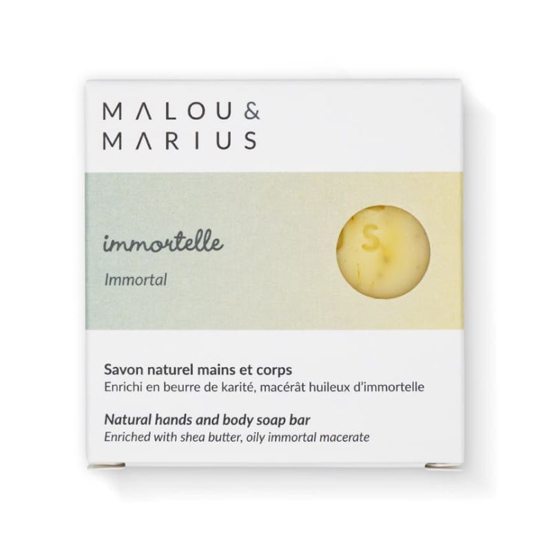 Savon IMMORTELLE 100gr Malou & Marius — vue 2