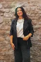 Blazer croisé à rayures tennis - Gris anthracite (vue 13)