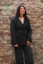 Blazer croisé à rayures tennis - Gris anthracite (vue 9)