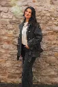 Manteau à nouer double boutonnage - Gris (vue 2)