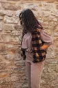 Pantalon jogging en coton délavé - Chocolat (vue 7)
