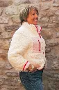 Veste polar couture colorée - Beige (vue 3)