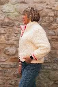 Veste polar couture colorée - Beige (vue 5)