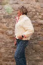 Veste polar couture colorée - Beige (vue 6)