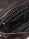 Sac baguette Paul Marius Bernadette Baguette en cuir vernis aubergine (4)