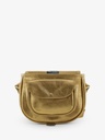 Sac bandoulière Paul Marius LeBohémien en cuir métallisé bronze (2)