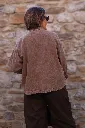 Veste-chemise en denim délavé - Oversize - Choco (vue 7)