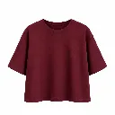 T-shirt ultra doux - Joy - bordeaux (vue 2)