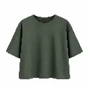 T-shirt ultra doux - Joy - kaki (vue 2)