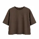 T-shirt ultra doux - Joy - choco (vue 2)