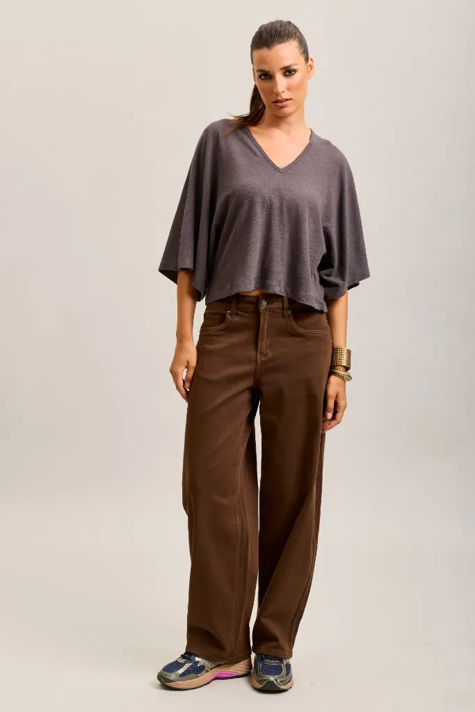 Jeans ballon - Marron (vue 2)
