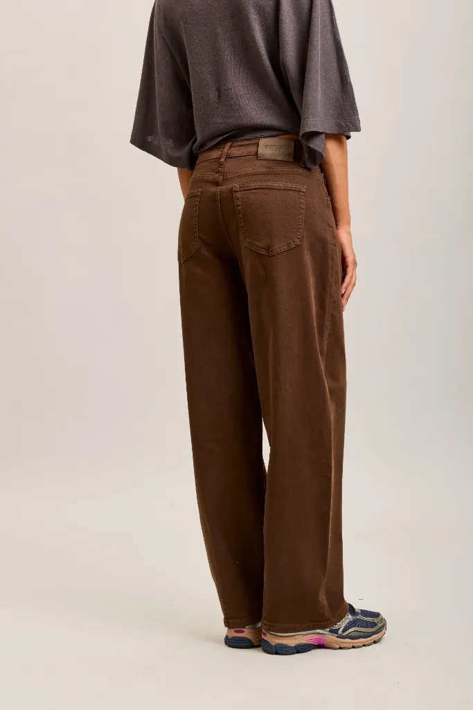 Jeans ballon - Marron (vue 4)
