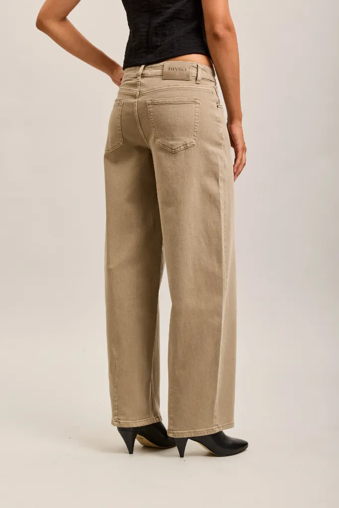 Jeans ballon - Beige (vue 4)