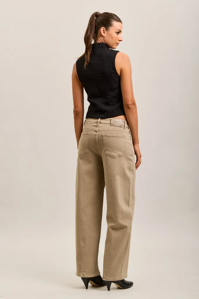Jeans ballon - Beige (vue 6)