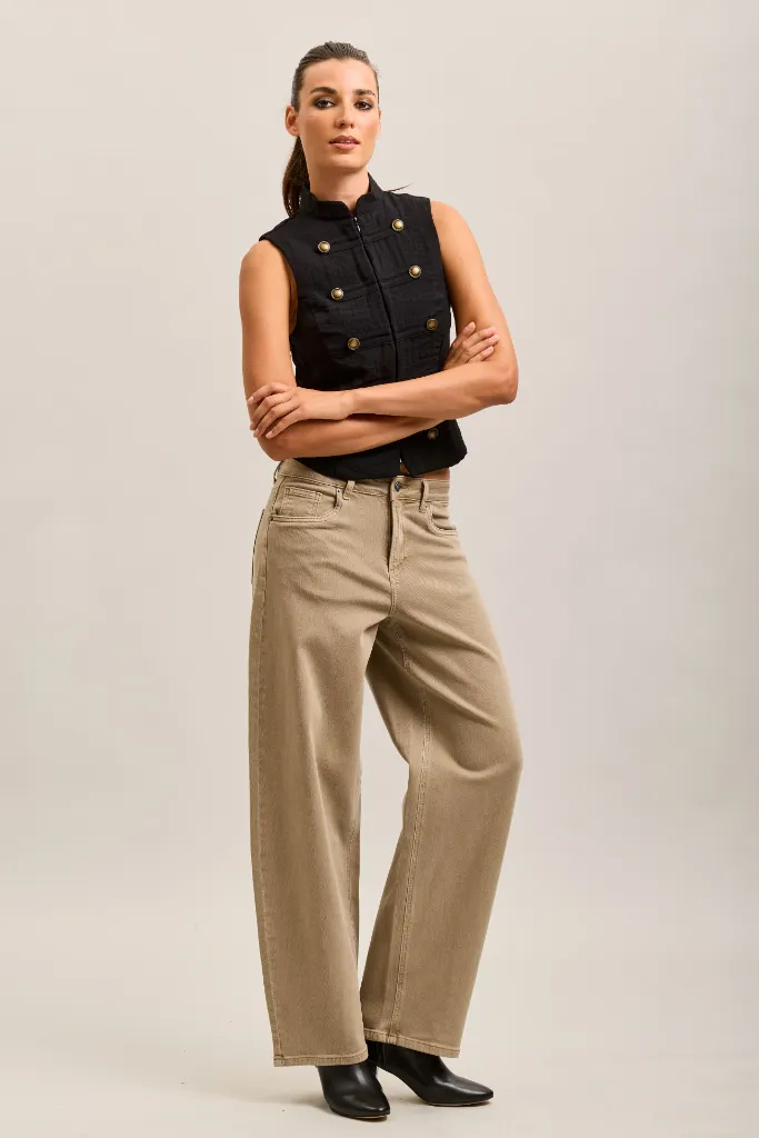 Jeans ballon - Beige (vue 8)