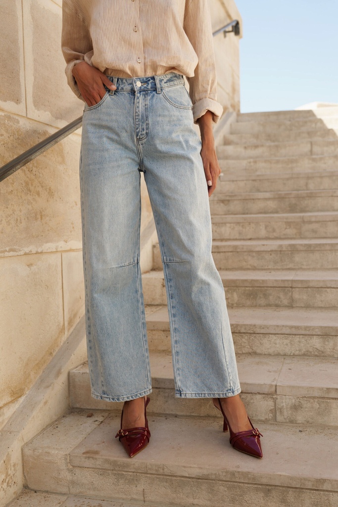 Jeans balloon - Brook - Bleu clair — vue 2
