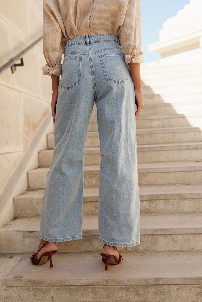 Jeans balloon - Brook - Bleu clair — vue 4