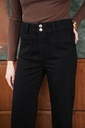 Jeans flare avec poches - Elena - Noir — vue 2