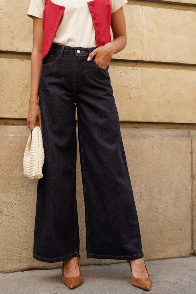 Jeans Palazzo - Giovani - Brut — vue 3