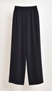 Pantalon de tailleur à nouer avec élastique au dos - Tara - Marine — vue 2