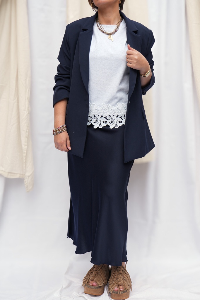 Blazer oversized  - Sam - Marine — vue 2