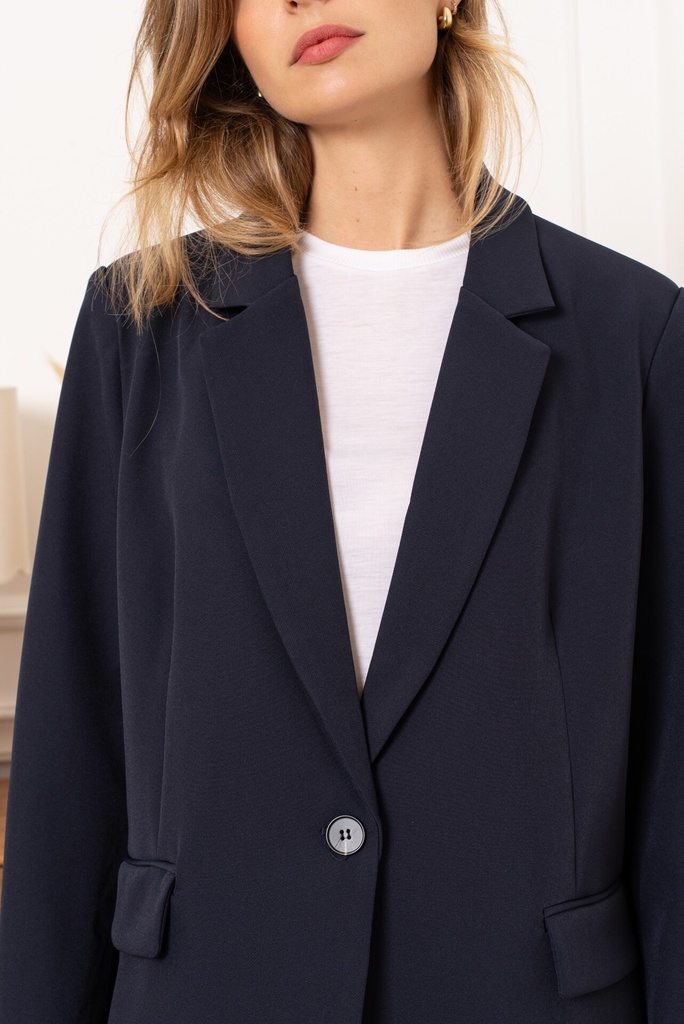Blazer oversized  - Sam - Marine — vue 4
