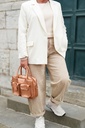 Blazer oversized  - Samantha - Beige — vue 5
